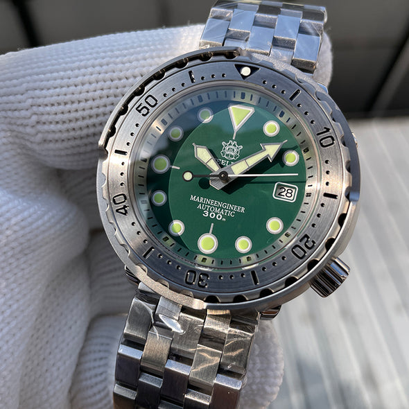 Steeldive SD1986 Full Steel Tuna Diver Watch