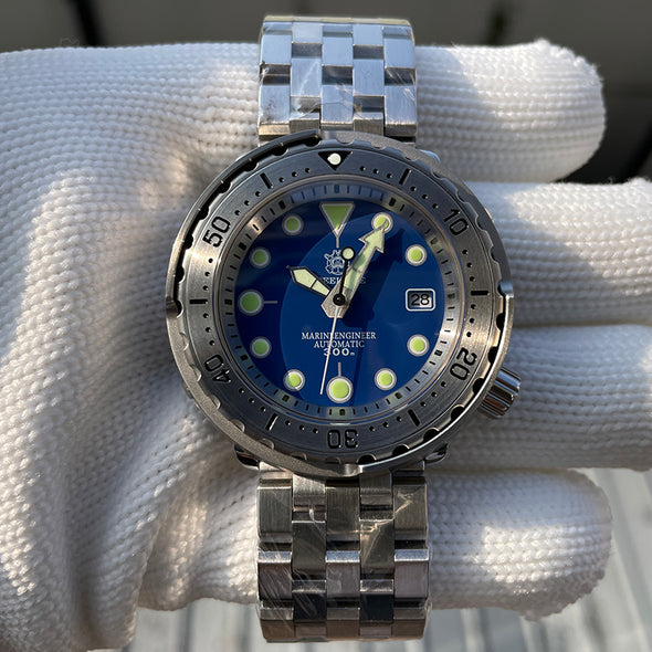 Steeldive SD1986 Full Steel Tuna Diver Watch