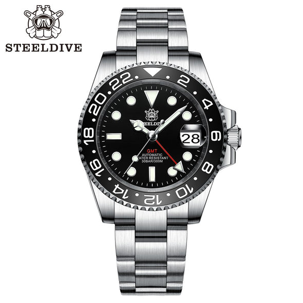 ★Welcome Deal★Steeldive SD1993 NH34 GMT Automatic Watch V2