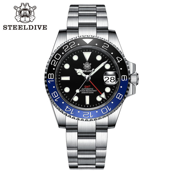 ★Welcome Deal★Steeldive SD1993 NH34 GMT Automatic Watch V2