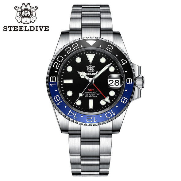 UK Warehouse- Steeldive SD1993 NH34 GMT Automatic Watch