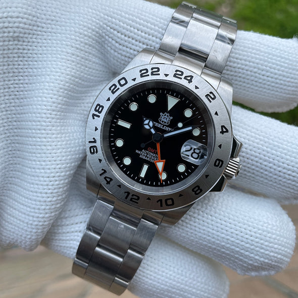 ★Welcome Deal★SSteeldive SD1992 NH34 GMT Automatic Watch