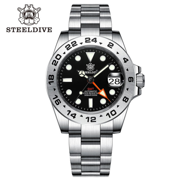 ★Welcome Deal★SSteeldive SD1992 NH34 GMT Automatic Watch