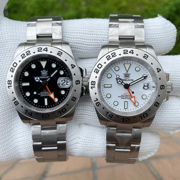 ★Welcome Deal★SSteeldive SD1992 NH34 GMT Automatic Watch