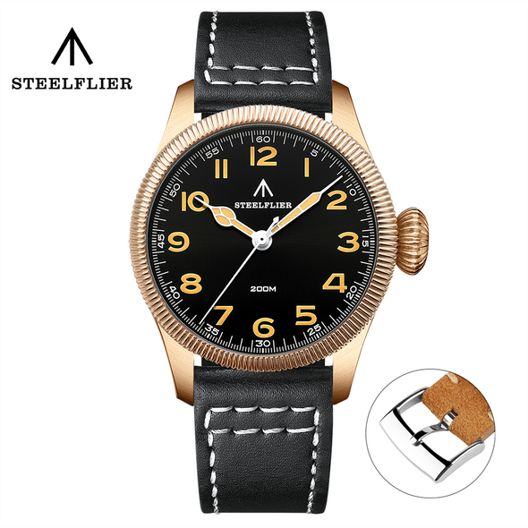 Steelflier VH60 Bronze Filed Watch SF741S