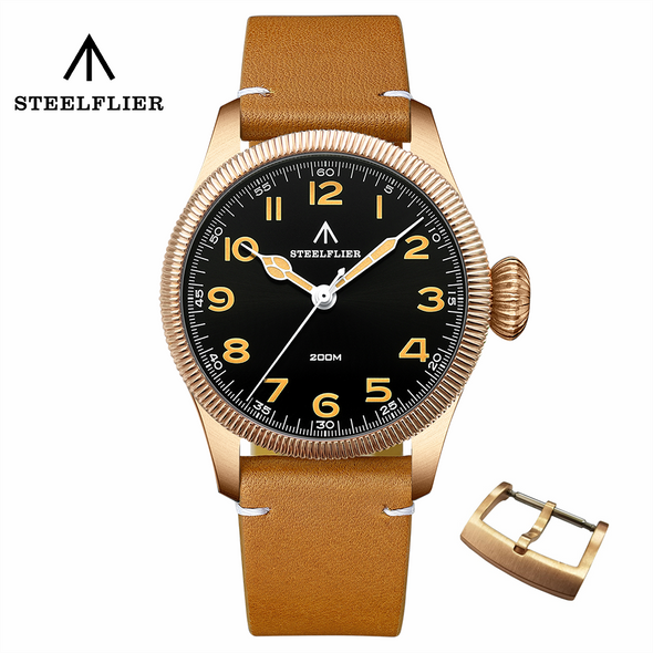 Steelflier VH60 Bronze Filed Watch SF741S