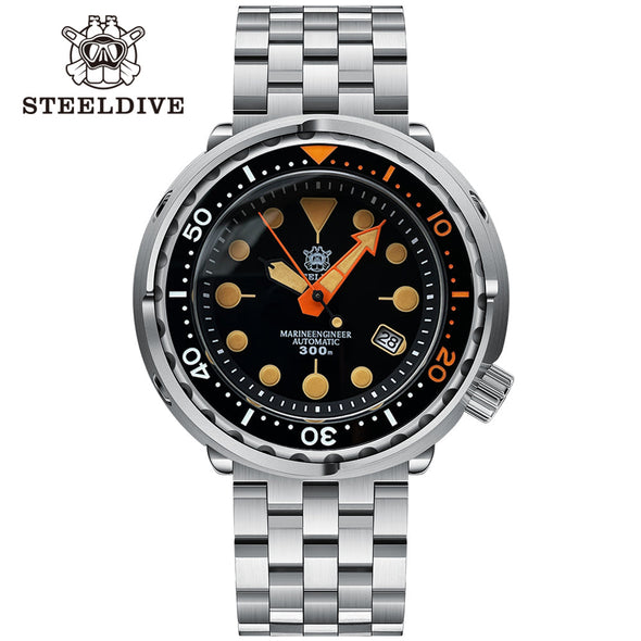 UK Warehouse - Steeldive Vintage SD1975V Tuna Dive Watch