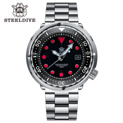 Steeldive Colorful SD1975T Tuna Dive Watch