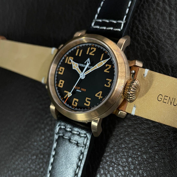 Steelflier SF747S 40mm Bronze VH31 Quartz Pilot Watch