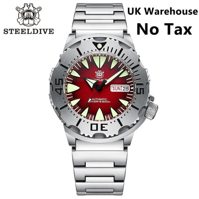 UK Warehouse - Steeldive SD1984 NH36 Automatic Monster Men Watch