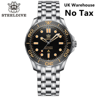 UK Warehouse - Steeldive SD1957 Vintage Sea Ghost Watch