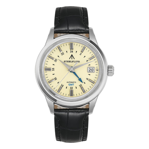 UK Warehouse - Steelflier SF791 Elegance Collection NH34 GMT Watch