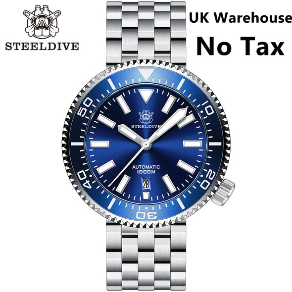 UK Warehouse - Steeldive SD1976 46mm 1000m Dive Watch