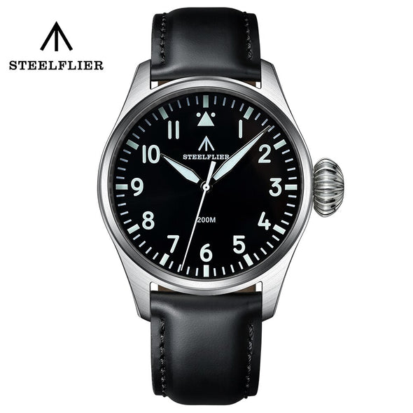 Steeldive SF743 43mm Big Pilot Quartz Watch
