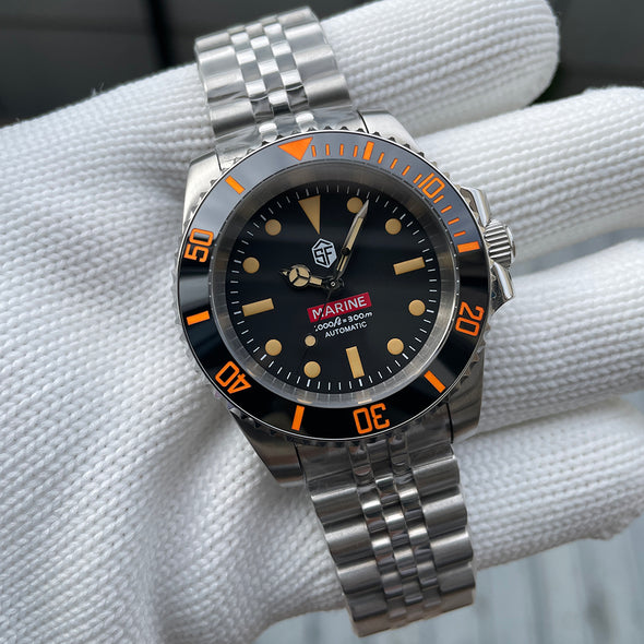 ★Welcome Deal★Steelflier SF754VC Orange Sub Automatic Watch V2