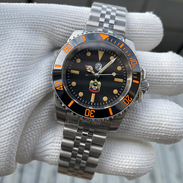 ★Welcome Deal★Steelflier SF754VC Orange Sub Automatic Watch V2