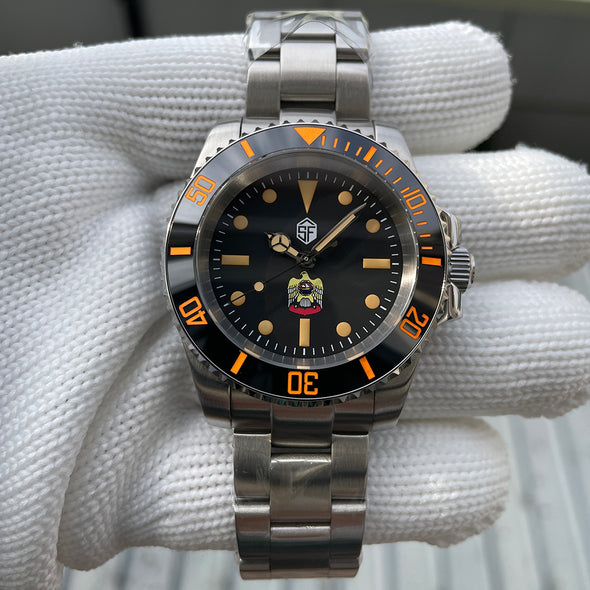 ★Welcome Deal★Steelflier SF754VC Orange Sub Automatic Watch V2