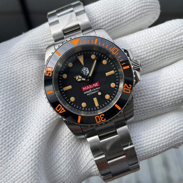 ★Welcome Deal★Steelflier SF754VC Orange Sub Automatic Watch V2