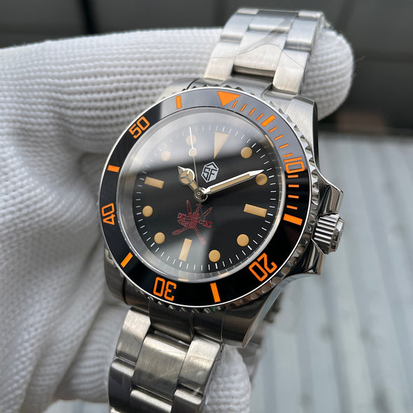 ★Welcome Deal★Steelflier SF754VC Orange Sub Automatic Watch V2