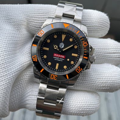 ★Welcome Deal★Steelflier SF754VC Orange Sub Automatic Watch V2