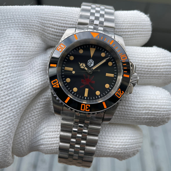 ★Welcome Deal★Steelflier SF754VC Orange Sub Automatic Watch V2