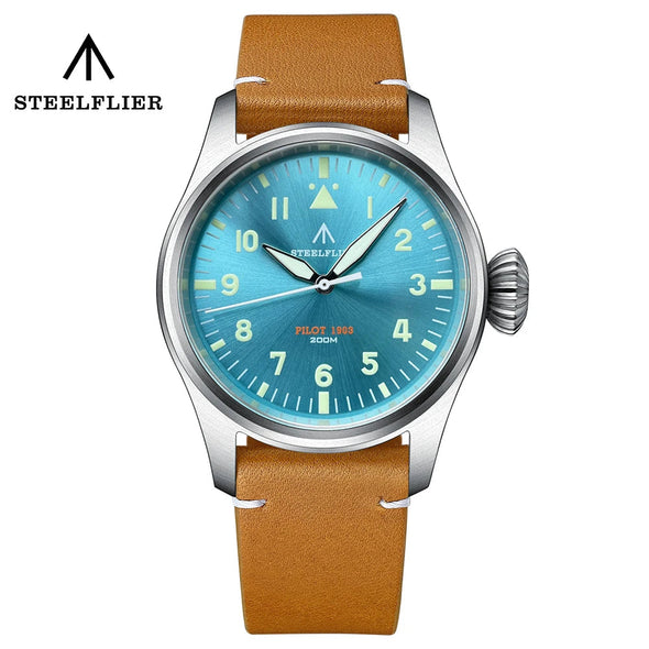 Steelflier 39mm VH31 Quartz Pilot Watch SF740