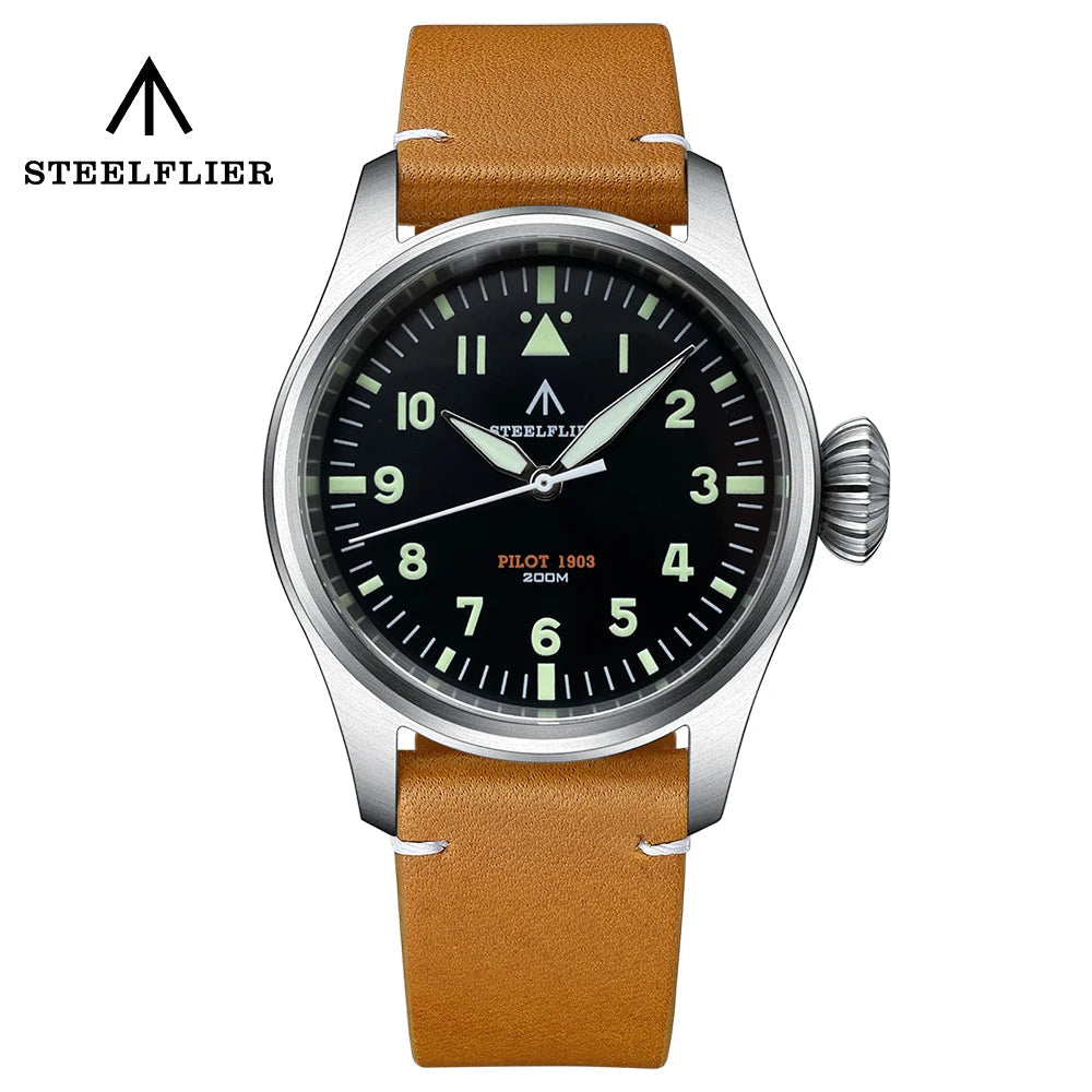 Buy Steelflier Watches -39mm Pilot Watch SF740 - Steeldive
