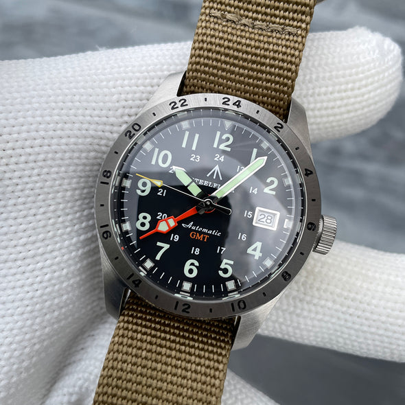 ★Welcome Deal★Steelflier SF792 NH34 GMT Automatic Watch