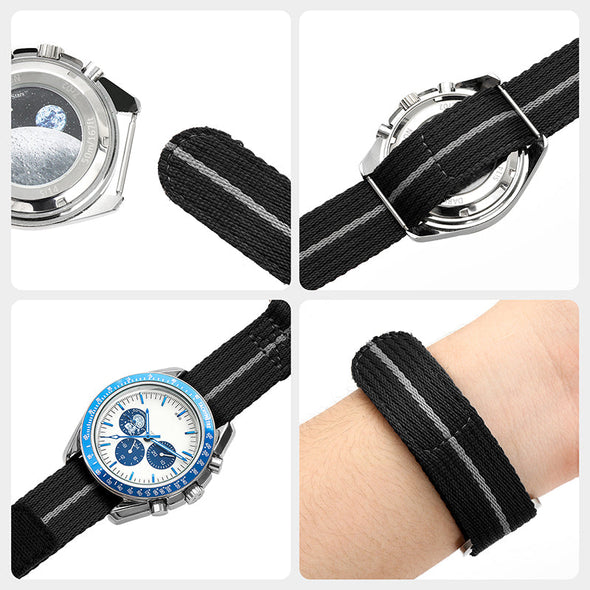 Soft Nylon Self-adhesive Watchband