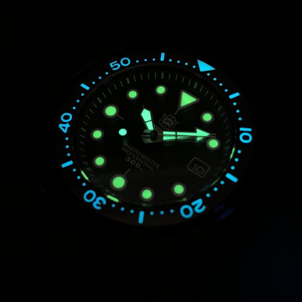 Steeldive SD1975 Black Tuna Diver Watch Men