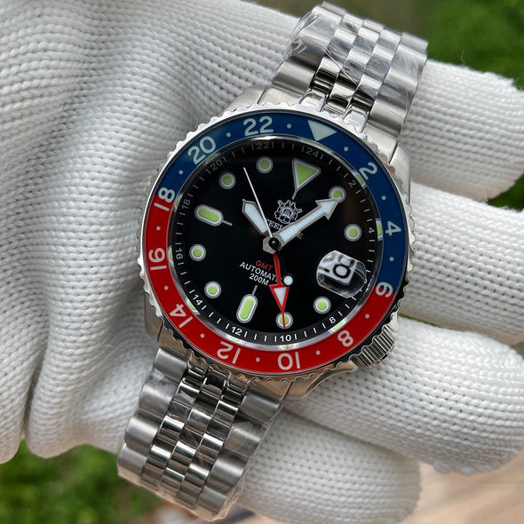 Steeldive SD1994L Sapphire Bezel NH34 GMT Watch