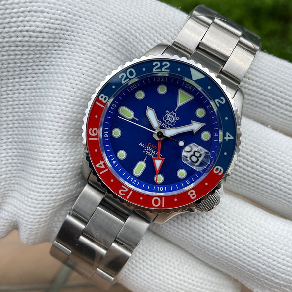 Steeldive SD1994L Sapphire Bezel NH34 GMT Watch