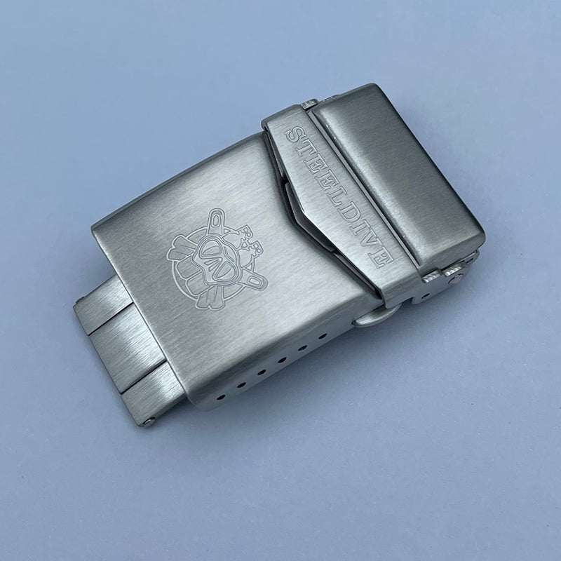 6 Holes Adjustable Milled Clasp Steeldive Watch Steeldive