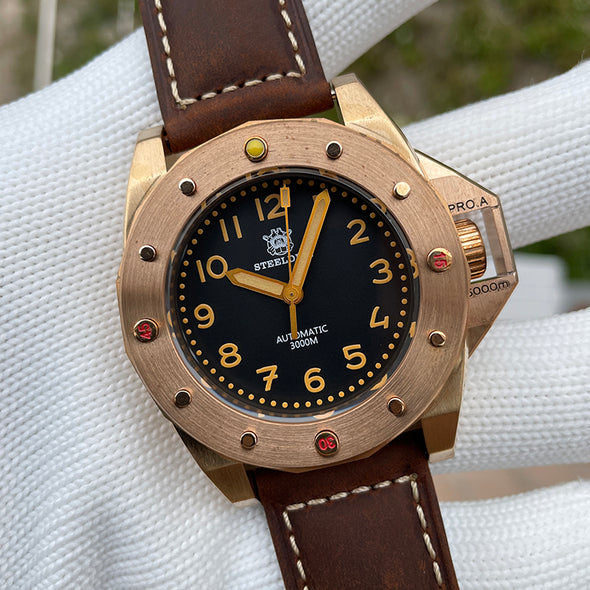 Steeldive SD1945S Bronze 3000m Deep Dive Watch