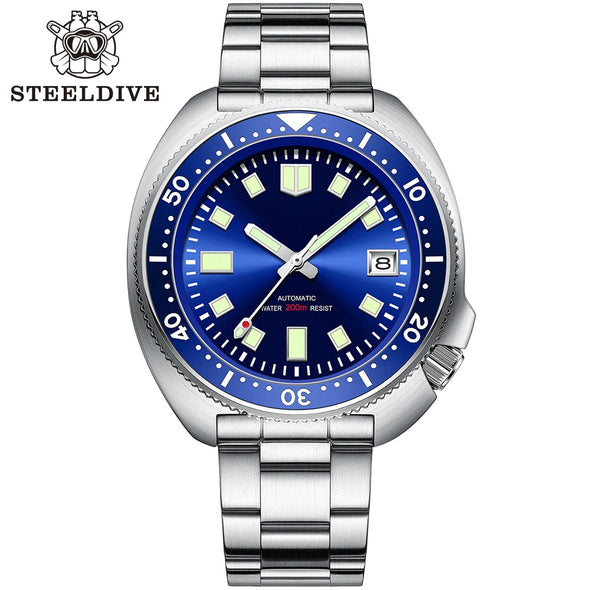 ★Welcome Deal★Steeldive SD1970 6105 Turtle Diver Watch V2