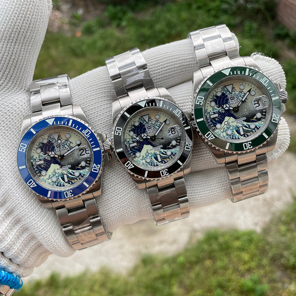 Steeldive SD1953 Great Wave Sub Diver Watch