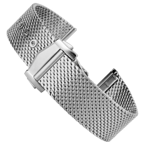 Hole Adjustable Mesh Watch Straps