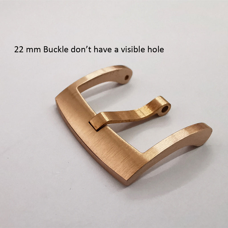 Buckle 401 for 5/8 or 16 mm wide straps in Brass or Antiqued