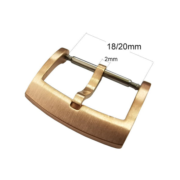 Brushed  Solid Bronze Cusn8 watch band buckles