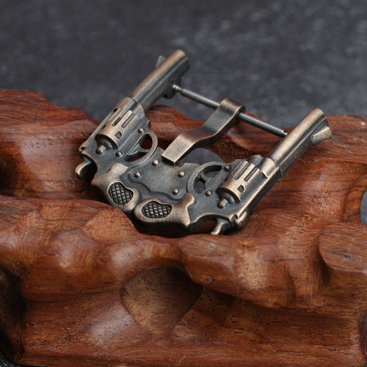 Cool Design Aged Bronze Watch Band Buckle