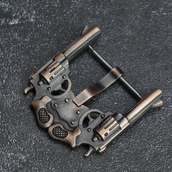 Cool Design Aged Bronze Watch Band Buckle