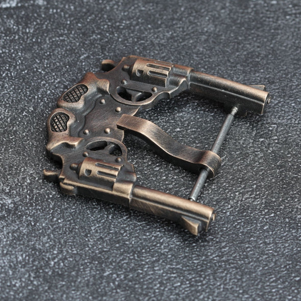 Cool Design Aged Bronze Watch Band Buckle