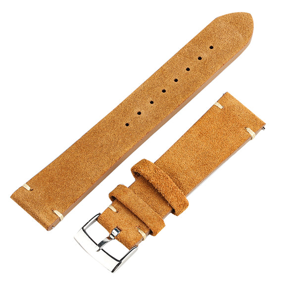 Quick Release Retro Suede Leather Band