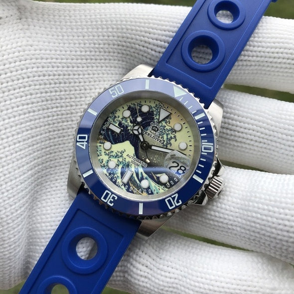 Steeldive SD1953 Great Wave Sub Diver Watch