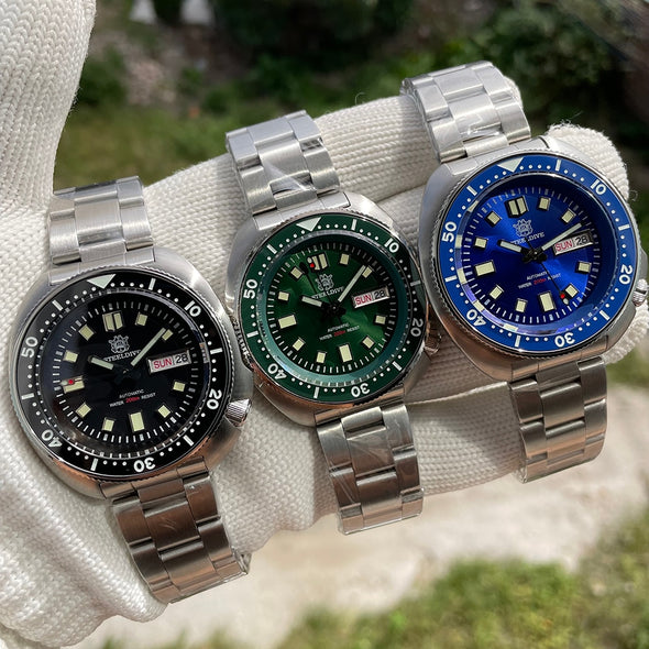 Steeldive SD1970W NH36 Automatic 6309 Turtle Dive Watch