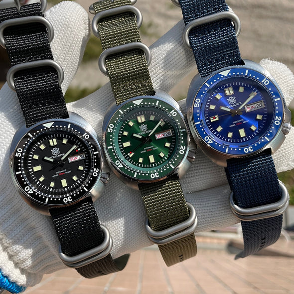 Steeldive SD1970W NH36 Automatic 6309 Turtle Dive Watch