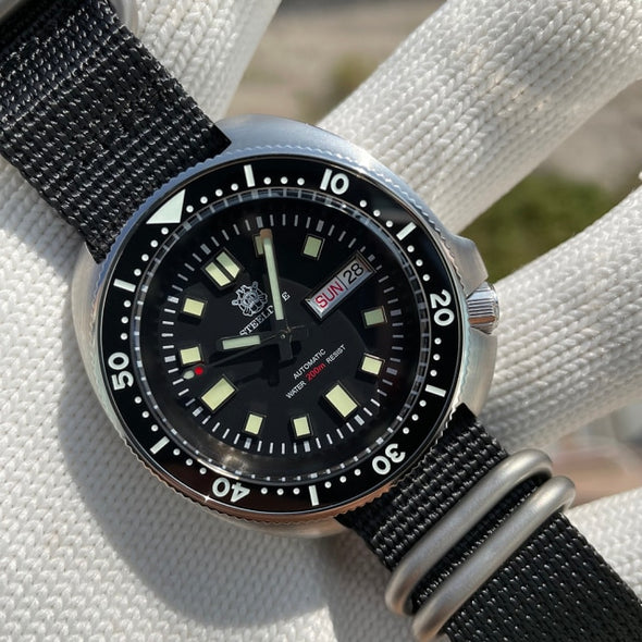 Steeldive SD1970W NH36 Automatic 6309 Turtle Dive Watch