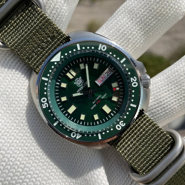 Steeldive SD1970W NH36 Automatic 6309 Turtle Dive Watch