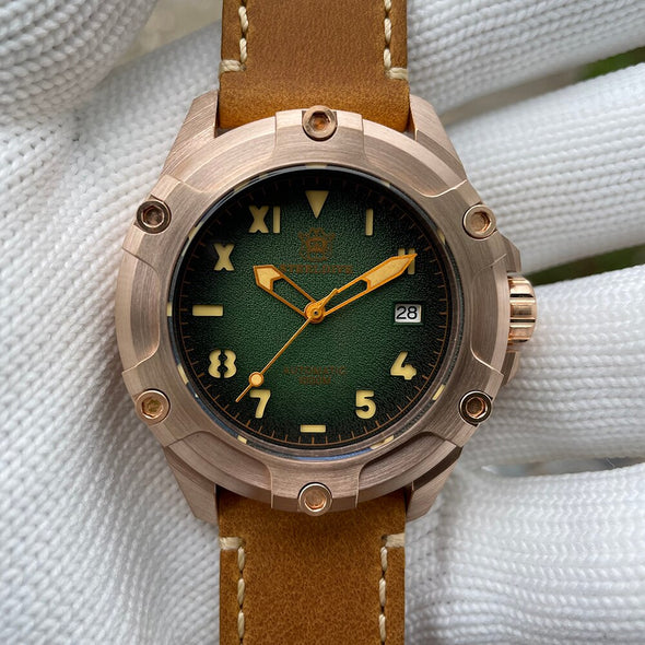 Steeldive SD1943S Solid Bronze Screws Design Watch