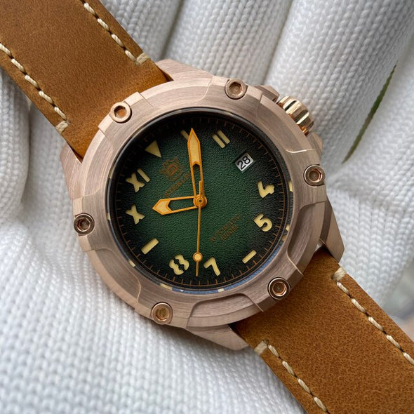 ★11.11 Sale★Steeldive SD1943S Solid Bronze Screws Design Watch